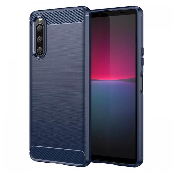 A-One Brand - Sony Xperia 10 V Mobilskal Carbon Fiber - Bl