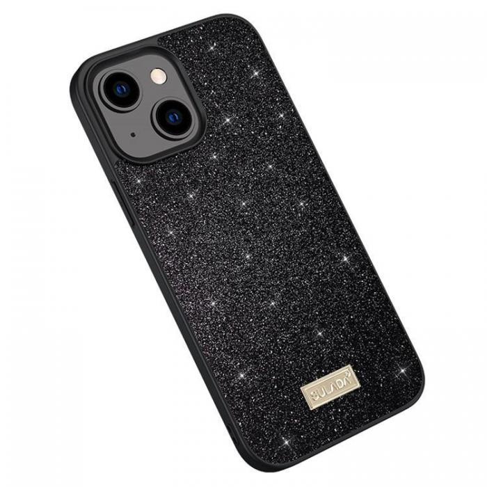 SULADA - SULADA iPhone 15 Plus Mobilskal Glitter Sequins - Svart