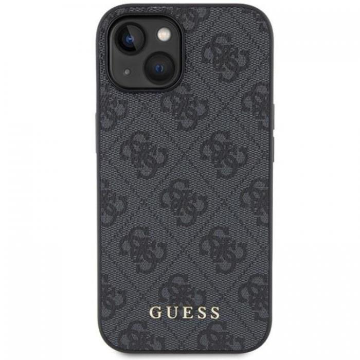 Guess - Guess iPhone 15 Mobilskal Metall Gold Logo - Gr