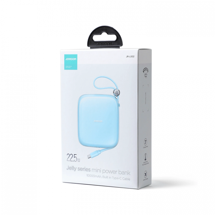 Joyroom - Joyroom Powerbank 10000mAh Jelly Series Built-in USB-C - Bl