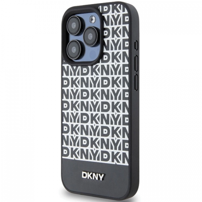 DKNY - DKNY iPhone 15 Pro Mobilskal Magsafe Lder Printed Pattern