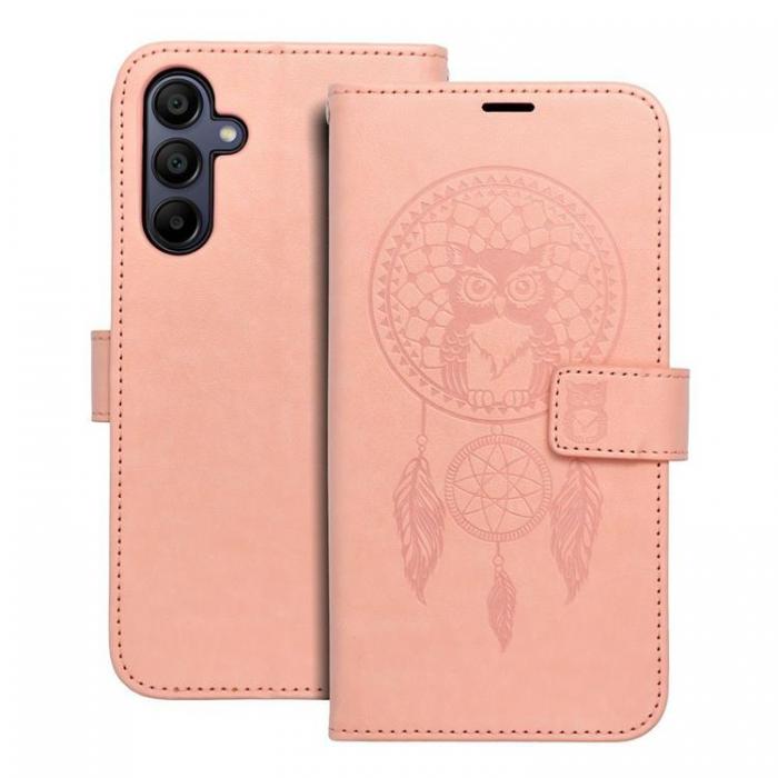 OEM - Galaxy A15 5G Plnboksfodral Mezzo Dreamcatcher - Peach