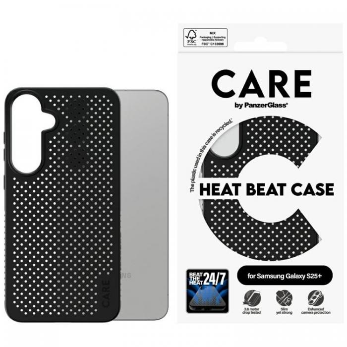 PanzerGlass - CARE By PanzerGlass Galaxy S25 Plus Mobilskal Heat Beat - Svart