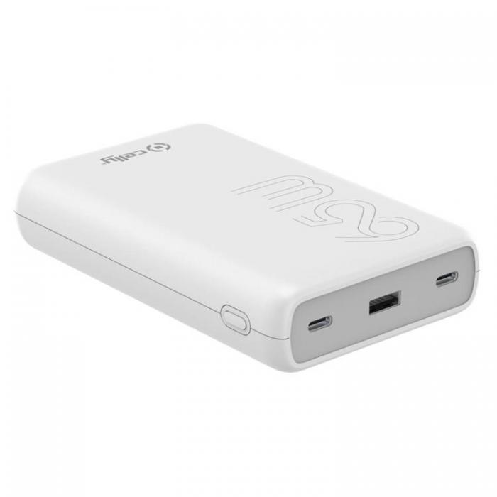 Celly - Celly PowerBank PD 65W 20.000 mAh PBPD65W20000 - Vit