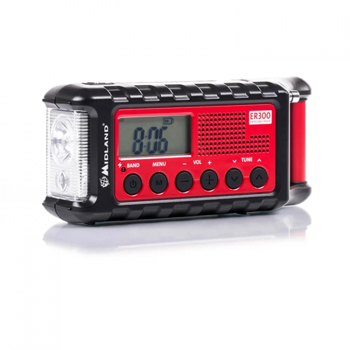 MIDLAND - Midland Ndradio ER300 - Rd/Svart