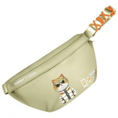 NIMMY - Nimmy Axelväska Crossbody Cool & Cute 2.0 Cat - Khaki