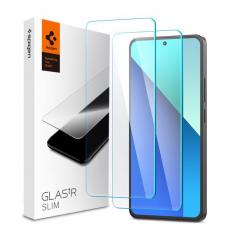 Spigen - [2-Pack] Spigen Xiaomi Redmi Note 13 4G Härdat Glas Skärmskydd TR Slim