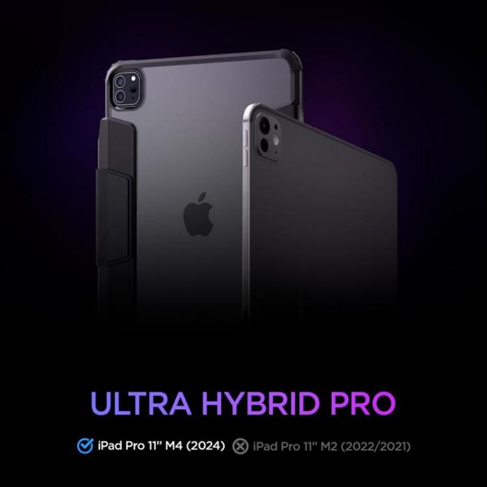 Spigen - Spigen iPad Pro 11 (2024) Fodral Ultra Hybrid - Svart