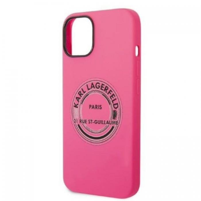 KARL LAGERFELD - Karl Lagerfeld iPhone 14 Plus Skal Silicone RSG - Rosa