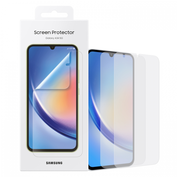 Samsung - Samsung Galaxy A34 5G Hrdat Glas Skrmskydd 2x Protector