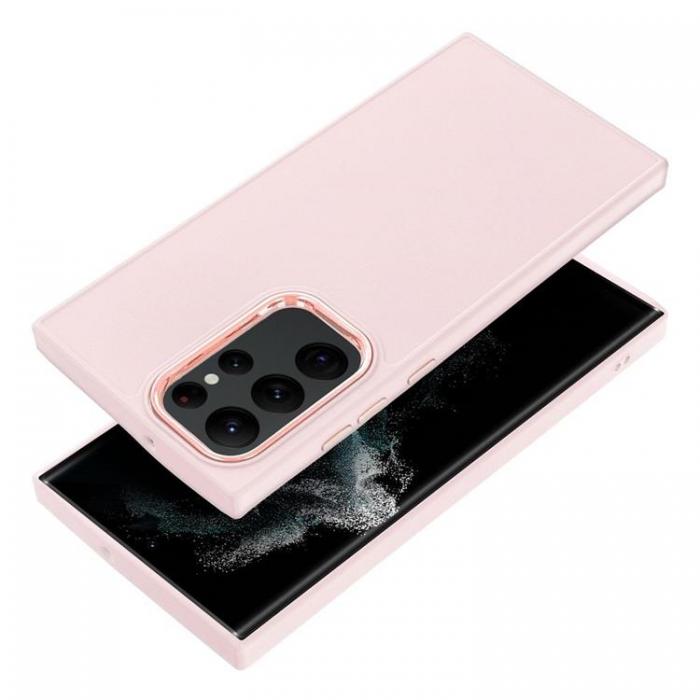 A-One Brand - Galaxy S22 Ultra Mobilskal Frame - Powder Rosa