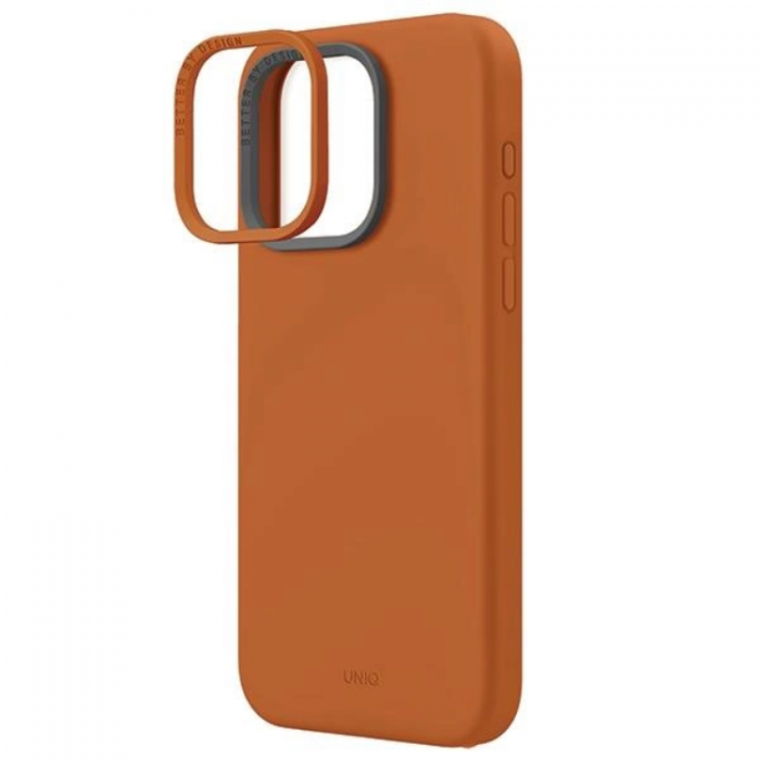 UNIQ - Uniq iPhone 15 Pro Max Mobilskal Magsafe Lino Hue - Orange