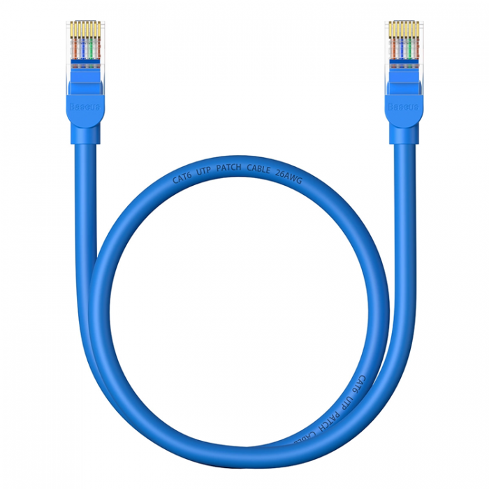 BASEUS - Baseus Cat 6 RJ-45 Ethernet-kabel 1000 Mb/s 0,5 m - bl