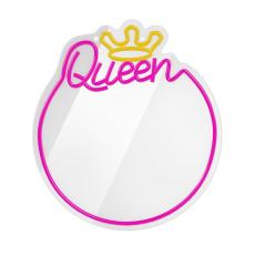 Forever Light - Forever Light Neon MIRROR LED QUEEN FM0NE04 - Rosa