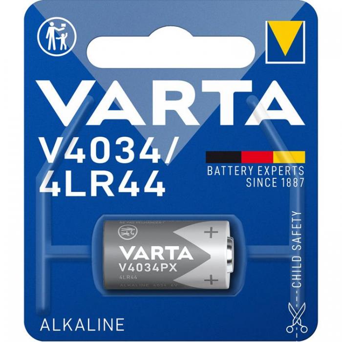 VARTA - Varta 1-pack V4034PX / 4LR44 Batteri 6V