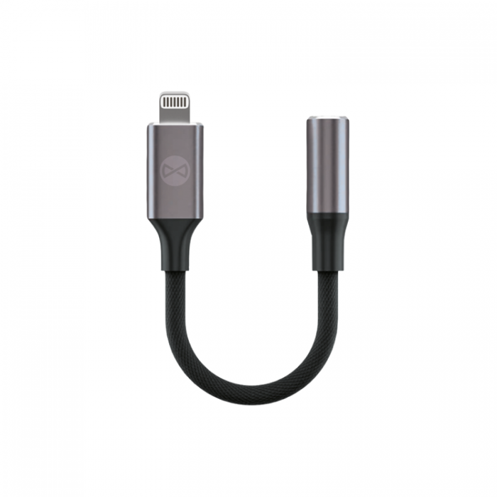 Forever - Forever Adapter Audio Lightning Till 3.5 mm AJL-01 - Svart