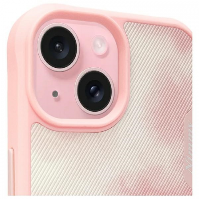 NIMMY - Nimmy iPhone 15 Mobilskal Big Eyed Pet 2.0 Cat - Rosa