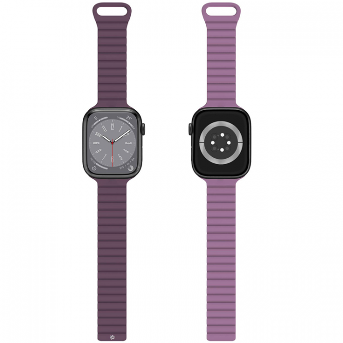 Celly - Celly Apple Watch (42/44/45mm) Armband Magnetiskt - Lila