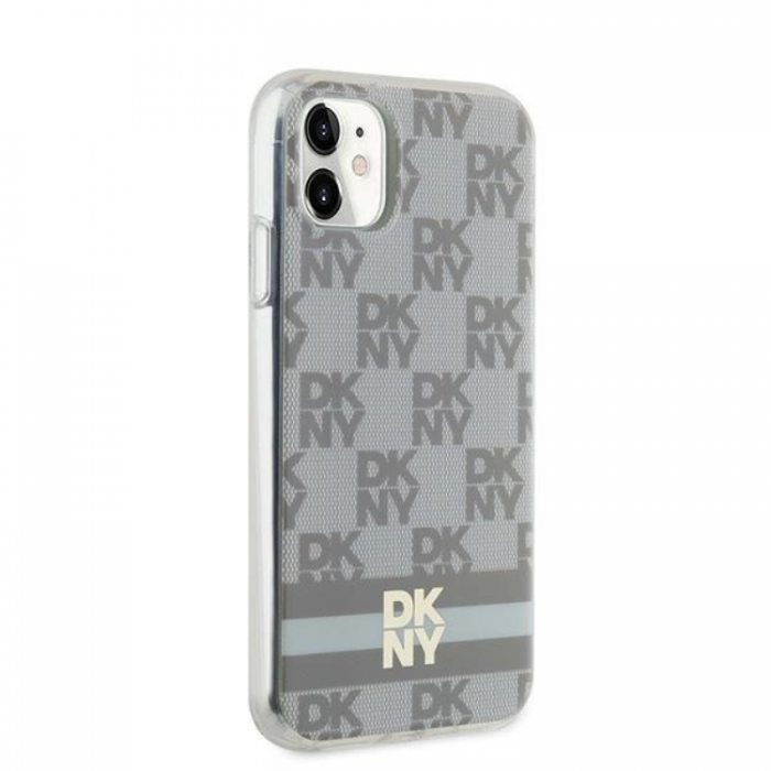 DKNY - DKNY iPhone 11/XR Mobilskal Magsafe IML Checkered Mono