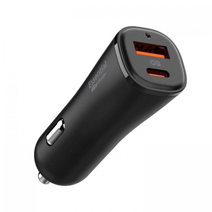 Spigen - Spigen Billaddare 48W EV482 Arcstation Essential - Svart