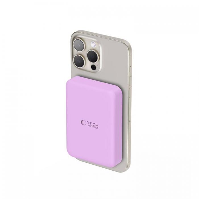 Tech-Protect - Tech-Protect Power Bank 10000mah Magsafe PB11 Lifemag - Lilac