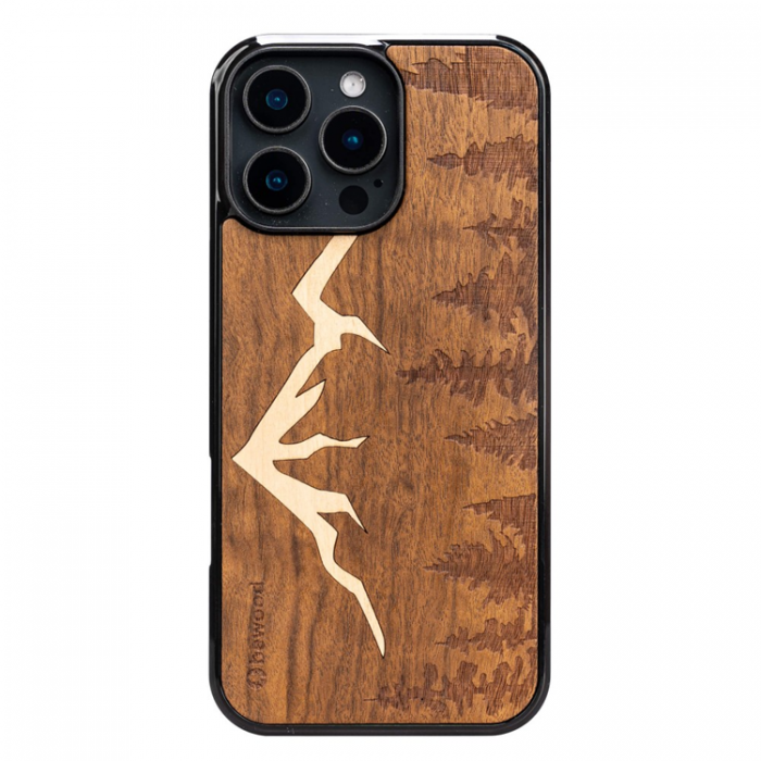 Bewood - Bewood iPhone 16 Pro Max Mobilskal Mountains Imbuia