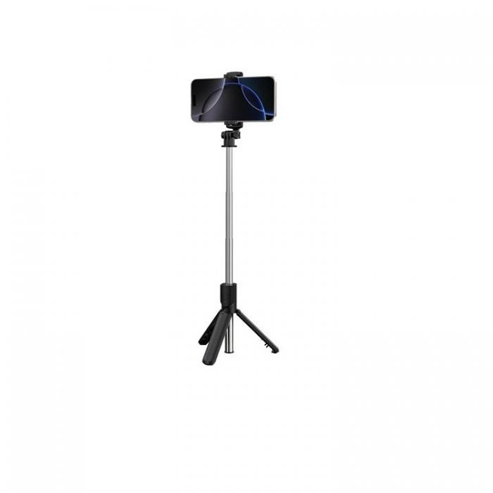 Devia - Devia Selfiestick Bluetooth Stativ ES083 - Svart