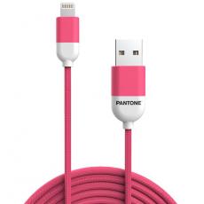 PANTONE - Pantone USB/Lightning 1.5m Kabel MFi 2.4A PT-LCS001-5 184C