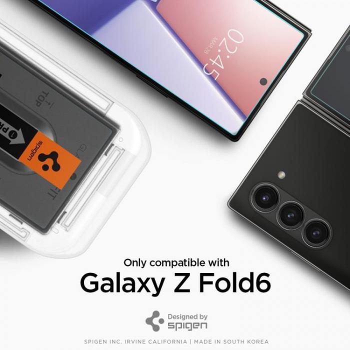 Spigen - Spigen [2-Pack] Galaxy Z Fold 6 Hrdat Glas Skrmskydd 