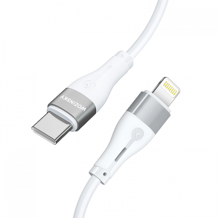 Wozinsky - Wozinsky USB-C till Lightning kabel PD 27W 2m - Vit