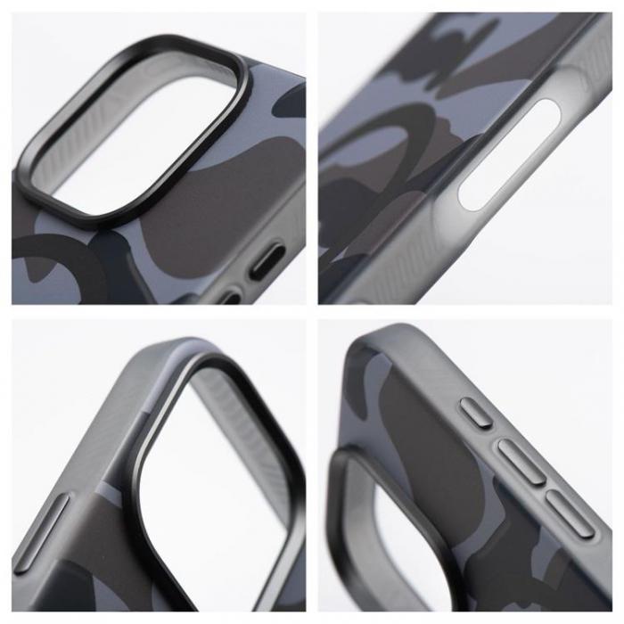 Forcell - Forcell Galaxy S25 Plus Mobilskal Magsafe Levels - Svart Camo