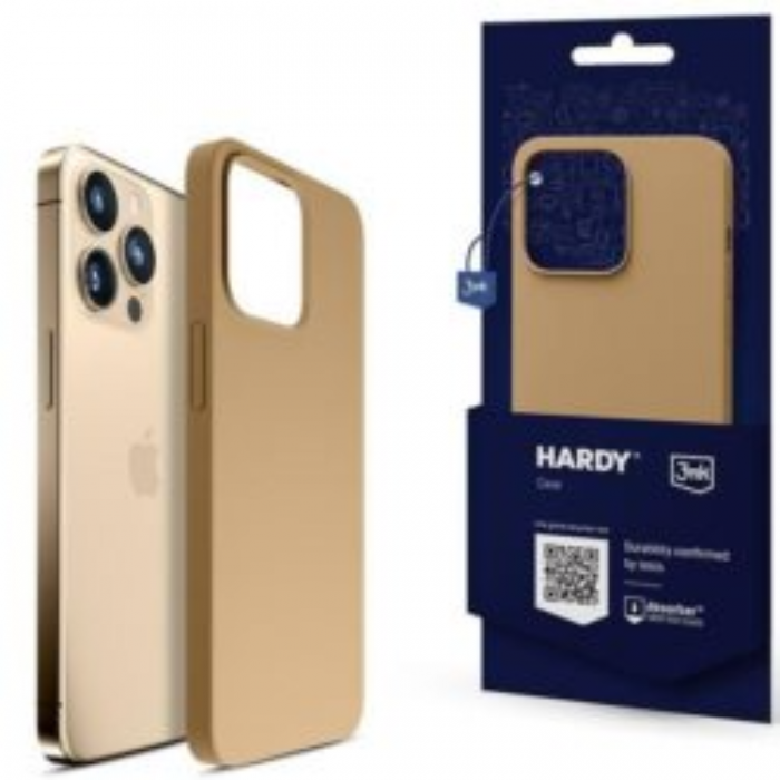 3MK - 3mk iPhone 13 Pro Mobilskal Magsafe Hardy - Guld