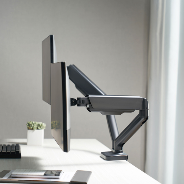 LogiLink - LogiLink Monitor arm dubbel med fjder 17