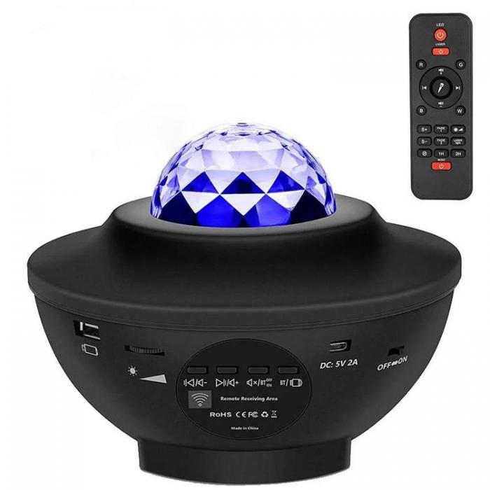 OEM - Projektor STARS LED / Disco med bluetooth hgtalare