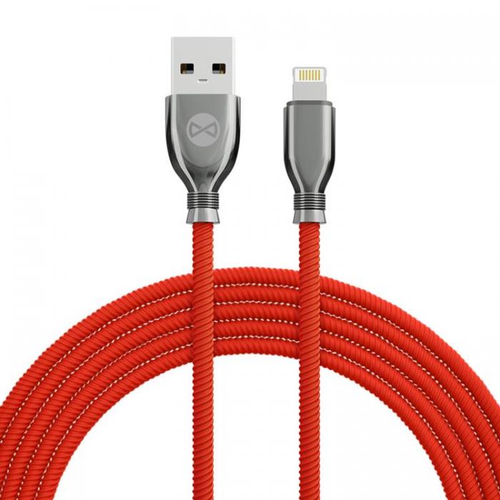 Forever - Forever Tornado USB-A till Lightning kabel 1m 3A - Rd