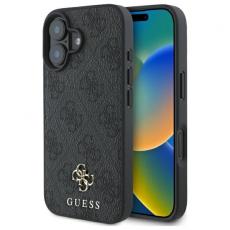 Guess - Guess iPhone 16 Mobilskal MagSafe 4G Small Classic Logo - Svart