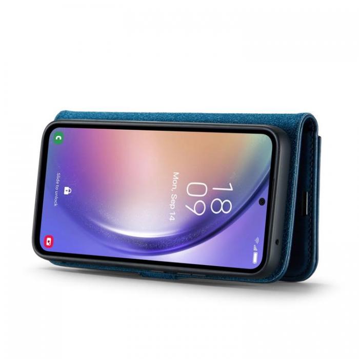 DG.MING - DG.MING Galaxy S23 FE Plnboksfodral kta Lder 2in1 - Bl