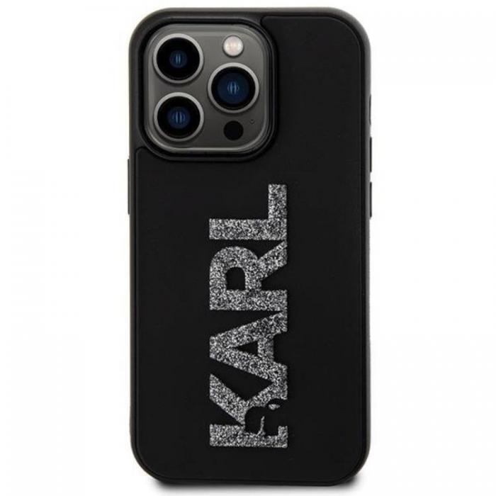 KARL LAGERFELD - Karl Lagerfeld iPhone 15 Pro Max Mobilskal 3D Glitter Logo