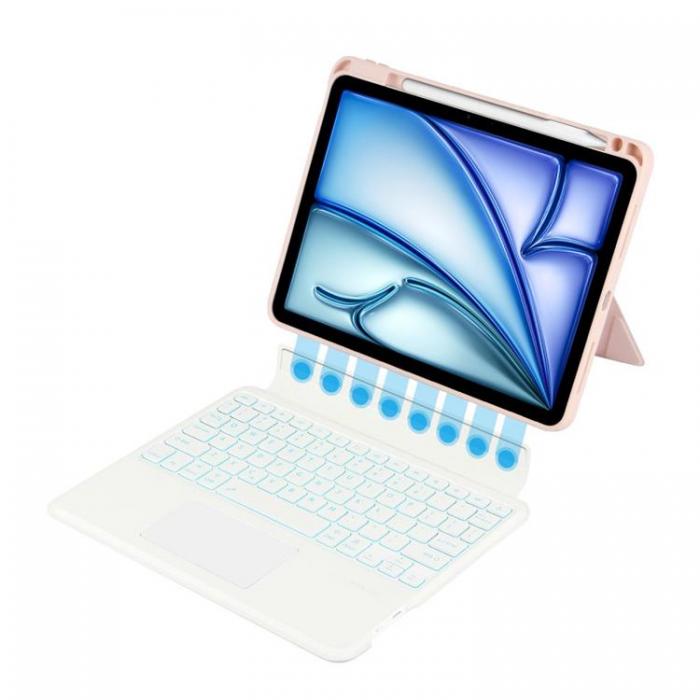 Tech-Protect - Tech-Protect iPad 10.9 (2022) Fodral SCMAG Pen + Keyboard - Rosa