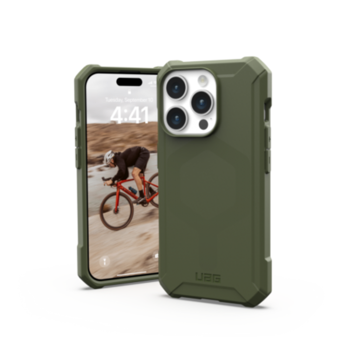 UAG - UAG iPhone 15 Pro Mobilskal Magsafe Essential Armor - Olive Drab