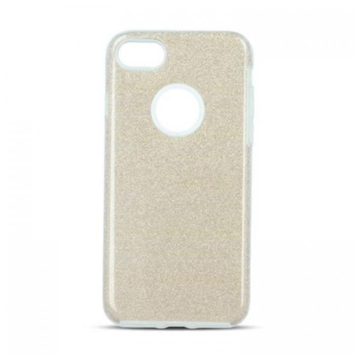 A-One Brand - iPhone 16 Mobilskal Glitter 3in1 - Guld