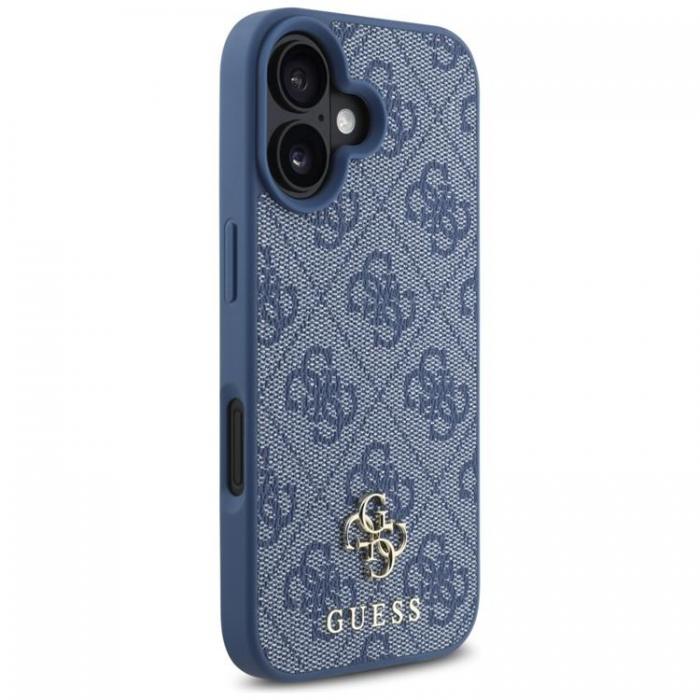 Guess - Guess iPhone 16 Mobilskal MagSafe HC PU 4G Small Classic - Bl