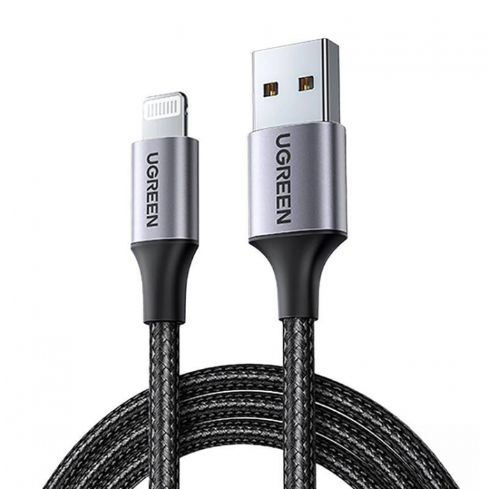 Ugreen - Ugreen USB-A Till Lightning 1.5m Kabel MFi - Svart