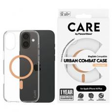 PanzerGlass - CARE By PanzerGlass iPhone 16 Plus Mobilskal MagSafe - Peachy