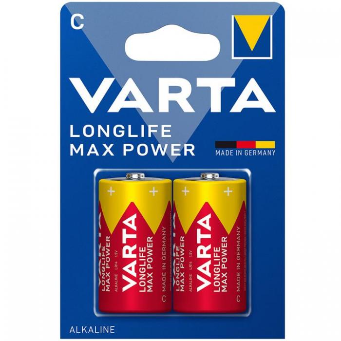 VARTA - Varta 2-pack Longlife Max Power C / LR14 Batteri