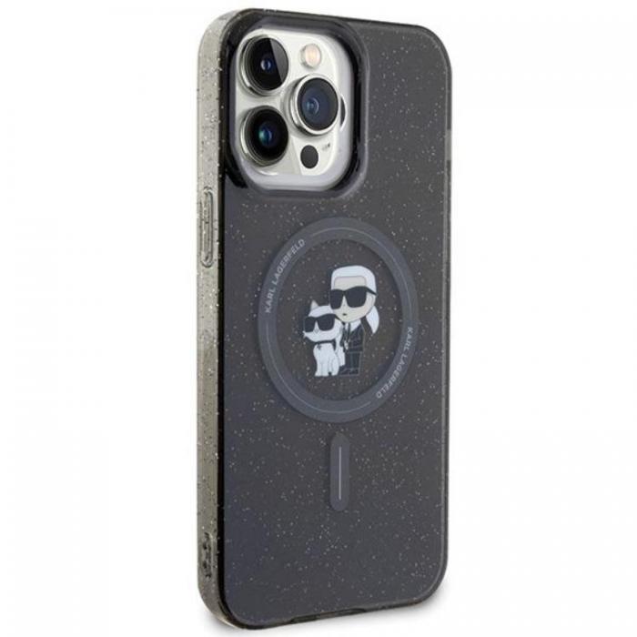 KARL LAGERFELD - Karl Lagerfeld iPhone 15 Pro Max Mobilskal Magsafe Glitter