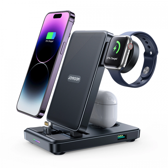 Joyroom - Joyroom 4in1 Trdls Laddare iPhone, Apple Watch, Airpods