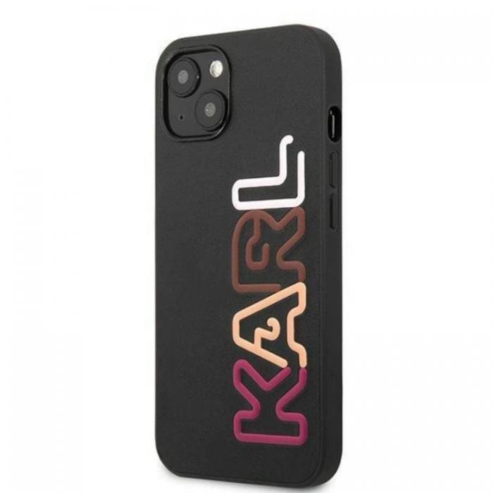 KARL LAGERFELD - Karl Lagerfeld iPhone 13 Skal Multipink Brand - Svart