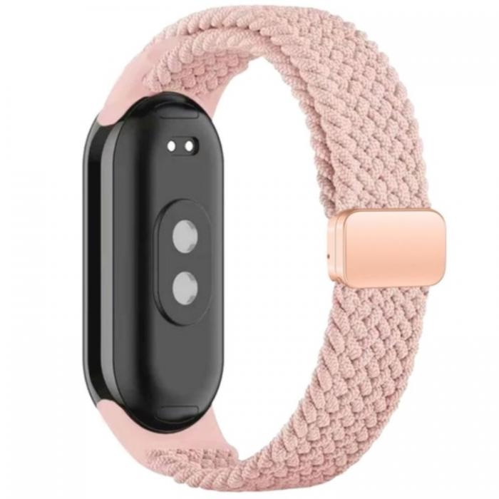 Tech-Protect - Tech-Protect Xiaomi Smart Band 8/9/NFC Armband NylonMag - Dusty Rose