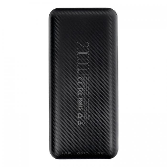 Veger - VEGER Powerbank 20000 mAh L21 (W2019) - Svart